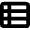 Table List Icon from Font Awesome Solid Set