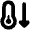 Temperature Arrow Down Icon from Font Awesome Solid Set