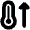 Temperature Arrow Up Icon from Font Awesome Solid Set
