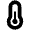Temperature Half Icon from Font Awesome Solid Set