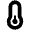 Temperature Quarter Icon from Font Awesome Solid Set
