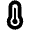 Temperature Three Quarters Icon from Font Awesome Solid Set