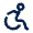Disabled 2 Line Icon from Mingcute Line Set