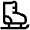 Ice Skate Icon from Atlas Line Set