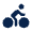 Riding Fill Icon from Mingcute Fill Set