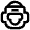 Wrestling Gear Helmet Icon from Atlas Line Set