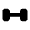 Dumbbell Icon from Solar Bold Set
