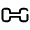Dumbbell Icon from Solar Broken Set
