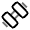 Dumbbell Large Minimalistic Icon from Solar Line Duotone Set