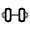 Dumbbell Small Icon from Solar Line Duotone Set