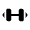 Dumbbell Small Icon from Solar Bold Set