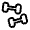 Dumbbells Icon from Solar Linear Set