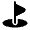Golf Icon from Solar Bold Set