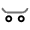 Skateboard Icon from Solar Line Duotone Set