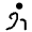 Stretching Icon from Solar Bold Set