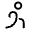 Stretching Round Icon from Solar Linear Set