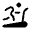 Treadmill Round Icon from Solar Bold Set