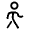 Walking Icon from Solar Linear Set