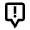 Map Pin Square Warning Icon from Nova Line Set