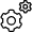 Cog Double 2 icon - Free transparent PNG, SVG. No Sign up needed.