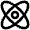 School Science Atom Icon from Nova Line Set
