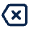 Delete Back Line Icon from Mingcute Line Set