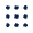 Dot Grid Line Icon from Mingcute Line Set
