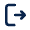 Exit Line Icon from Mingcute Line Set