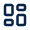 Grid 2 Line Icon from Mingcute Line Set