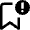 Bookmark Alert Error Icon from Nova Line Set
