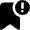Bookmark Alert Error Icon from Nova Solid Set