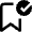 Bookmark Check Icon from Nova Line Set
