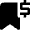 Bookmark Dollar Icon from Nova Solid Set