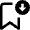 Bookmark Download Icon from Nova Line Set