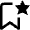 Bookmark Favorite Star Icon from Nova Line Set