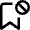 Bookmark Restrict Block Icon from Nova Line Set