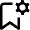 Bookmark Settings Icon from Nova Line Set