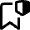 Bookmark Shield Icon from Nova Line Set