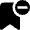 Bookmark Subtract Icon from Nova Solid Set