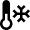 Temperature Cold Icon from Nova Solid Set