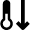 Temperature Drop Icon from Nova Solid Set