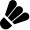 Sport Badminton Shuttercock Icon from Nova Solid Set