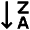Arrange Alphabetical Decending Icon from Nova Line Set