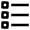 List Bullet Point Square Icon from Nova Line Set