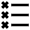 List Bullet Point Star Icon from Nova Line Set