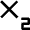 Subscript Icon from Nova Line Set