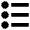 List Bullet Point Circle Icon from Nova Solid Set