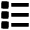 List Bullet Point Square Icon from Nova Solid Set
