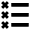 List Bullet Point Star Icon from Nova Solid Set