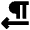 Paragraph Right To Left Icon from Nova Solid Set